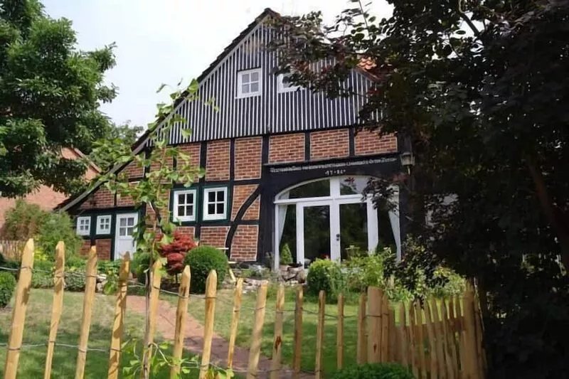 romantic 4-star holiday home in the Weserbergland near Hameln with fireplace