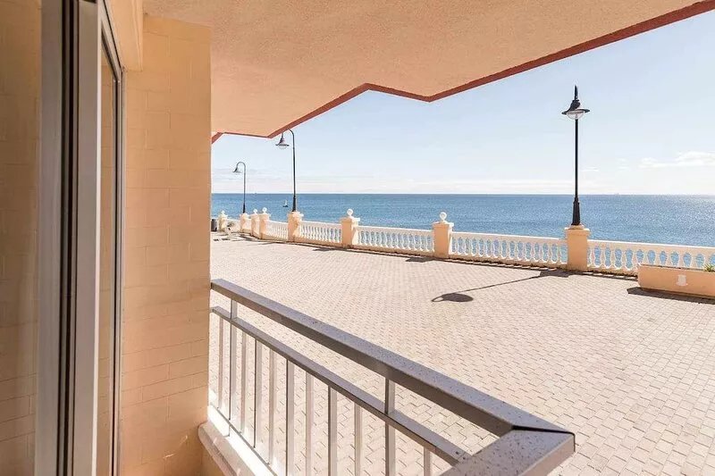 First line with beautiful sea views