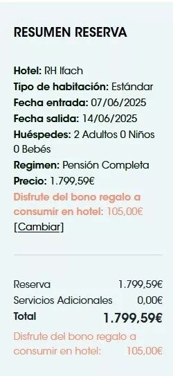 Hotel RH Ifach