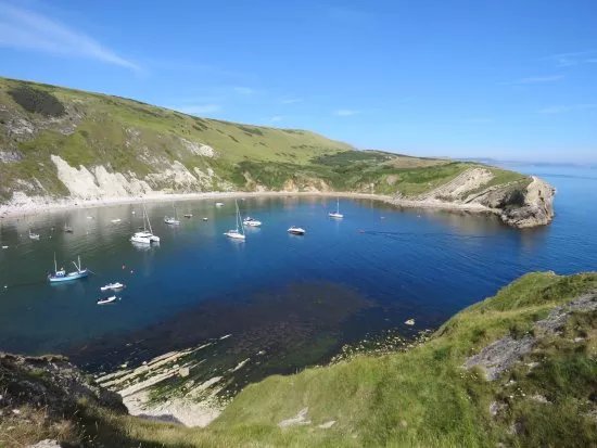 South West Coast Path- Lulworth Cove & The Fossil Forest Walk