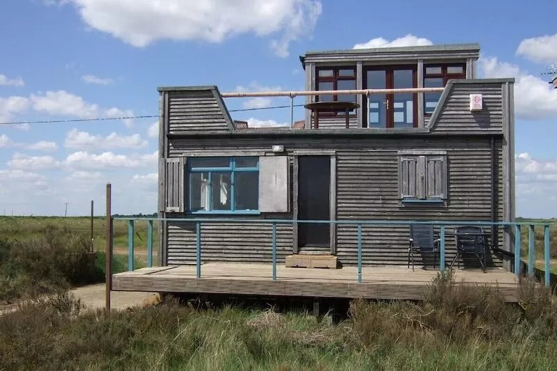 Stunning sea views in the Essex marshes over the sea wall next to nature reserve