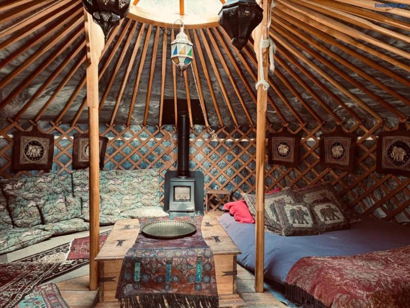 Yurt Within Grounds Of 17th Century Country Inn