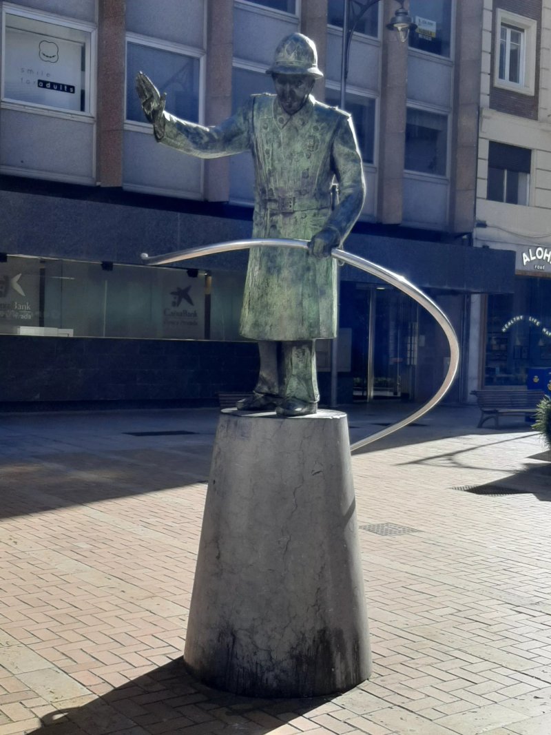 Homenaje al Guardia Urbano de Valladolid