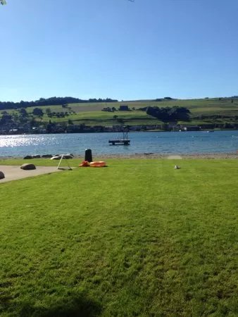 Seebad Mit Strand Am Vierwaldstattersee