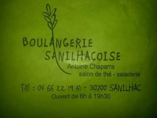 boulangerie Sanilhacoise