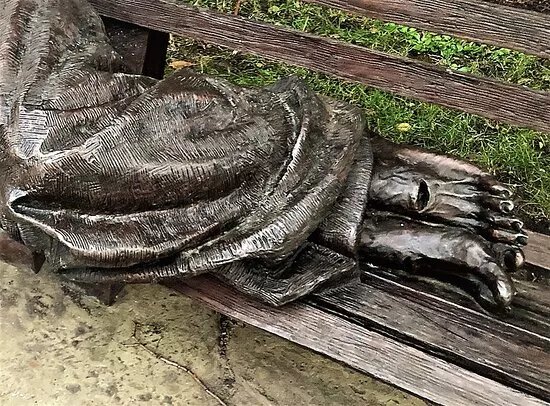 Homeless Jesus Statue