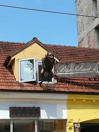 Baron Munchausen Sculpture