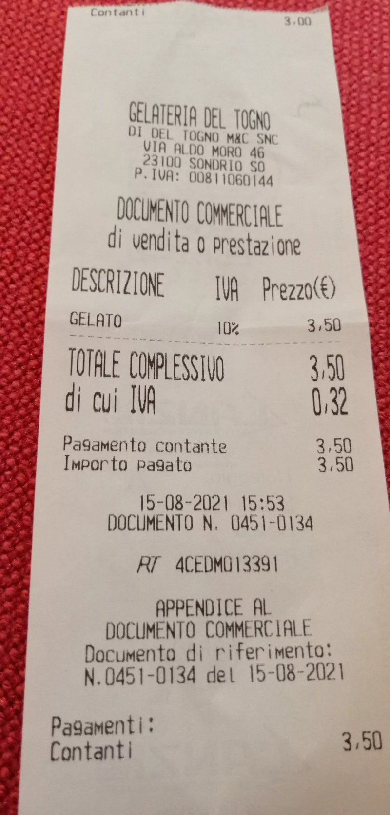 Gelateria Del Togno