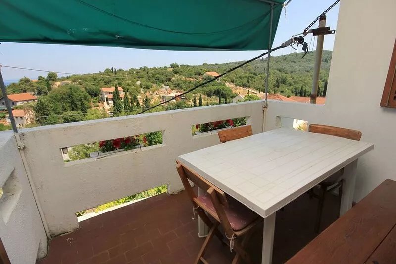 Two bedroom apartment with terrace and sea view Žman, Dugi otok (A-887-a)