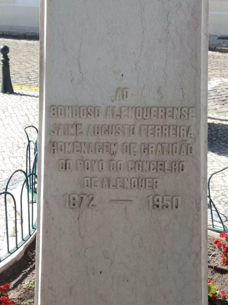 Busto de Jaime Augusto Ferreira