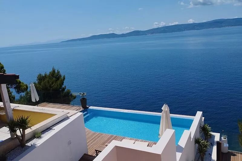 Villa Ruzmarina, 1min walk to picturesque beach, tremendous view