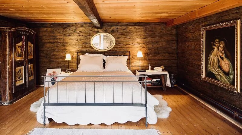 Historic farmhouse in the Bavarian alps