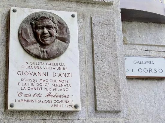 Commemorative Plaque of Giovanni D'anzi