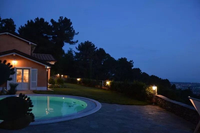 Shabby Chic House in Montebello panoramic sea view of Forte dei Marmi