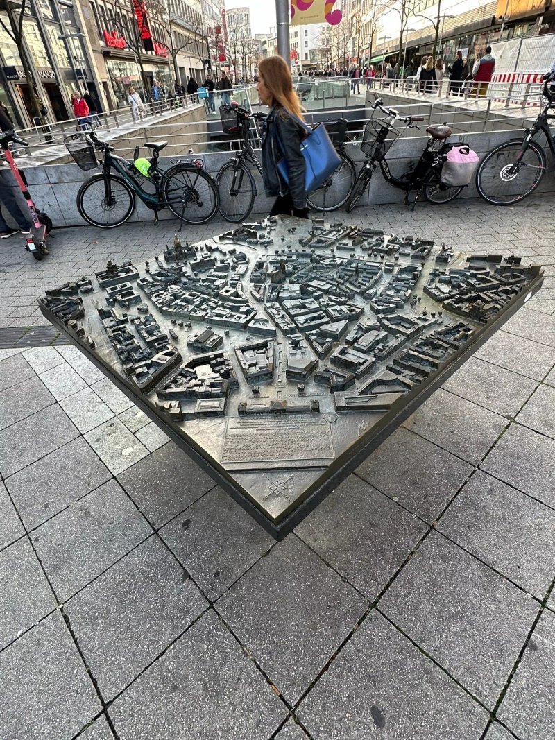 Blinden-stadtmodel Der Innenstadt