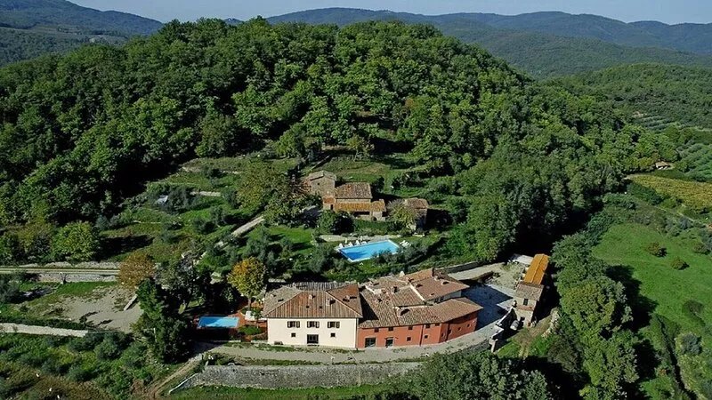 Villa il  Castellaccio #1 Chianti, Tuscany apartment with swimming pools