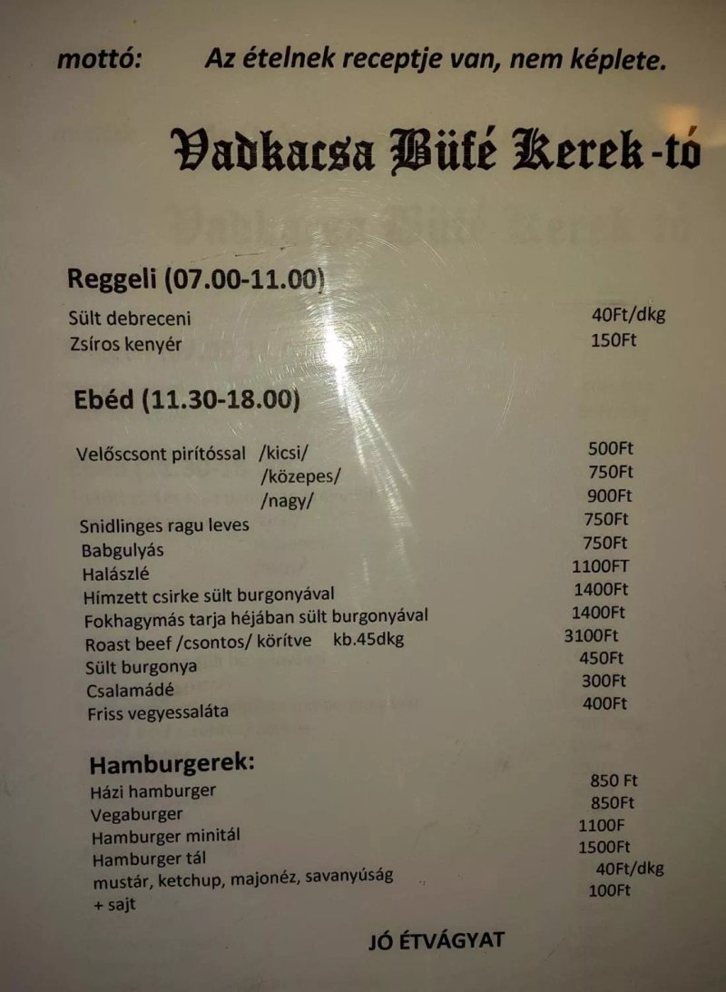 Vadkacsa Bufe