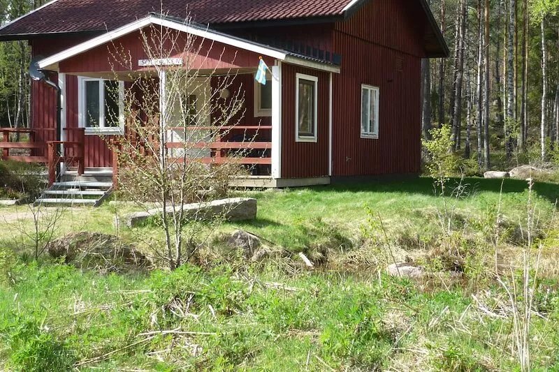 Holiday home in the woods included Rowing boat - lake with jetty
