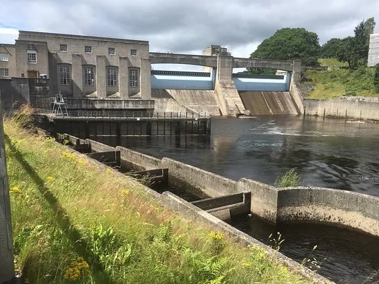 Pitlochry Dam Power Station And Fish Ladder