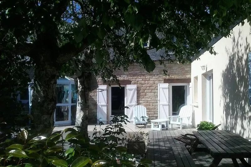 beautiful renovated farmhouse with garden near beaches, golf and surfing