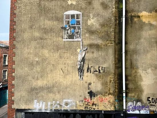 Banksy's Well Hung Lover