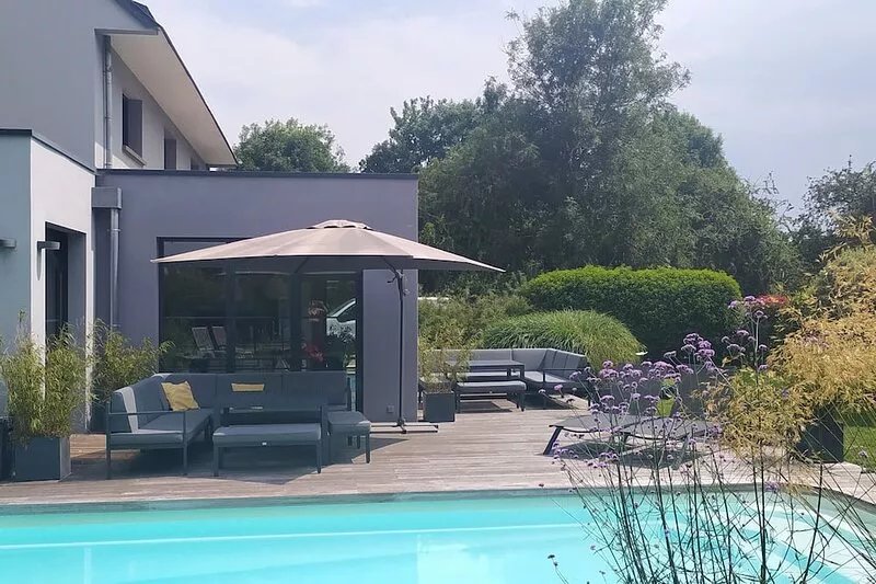 House with pool at 28 ° ideally located to visit Normandy!