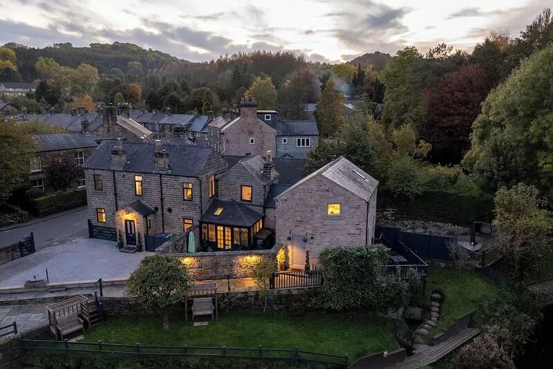 Newly refurbished luxury 5 bed riverside house with hot tub and annexe.
