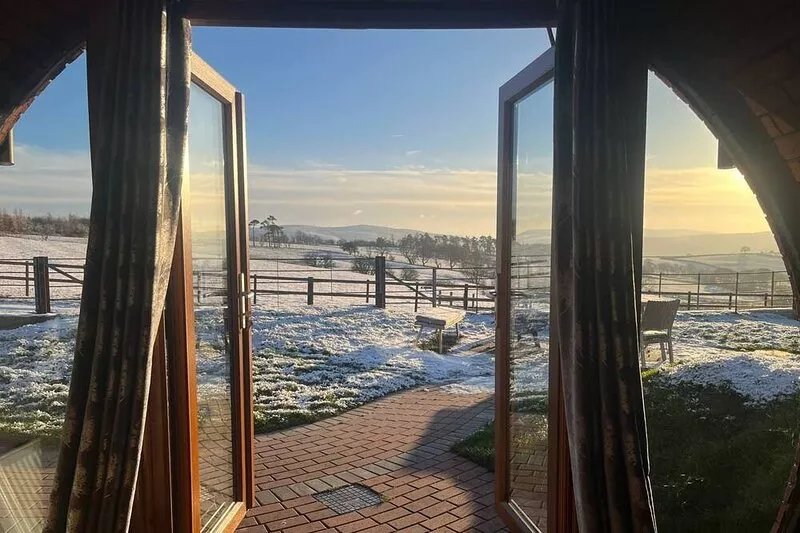 Otters View -  Underground Hobbit Home Sleeping 6 guests, Pet Friendly