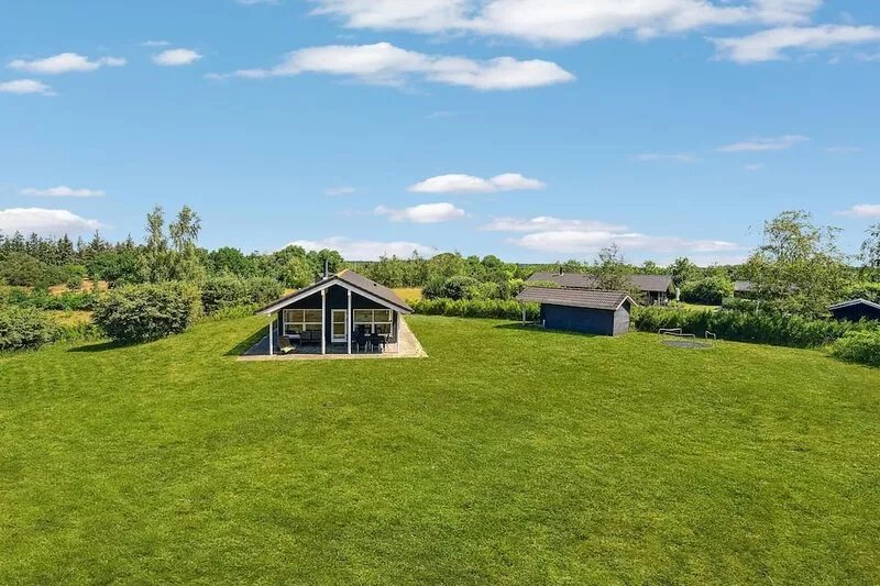 Awesome home in Skals with house a panoramic view
