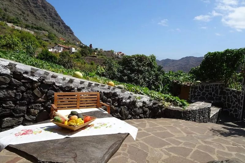 Beautiful natural stone house with terrace in secluded location