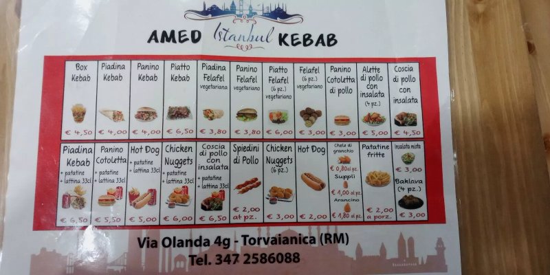 Amed Istanbul Kebab & Pizza
