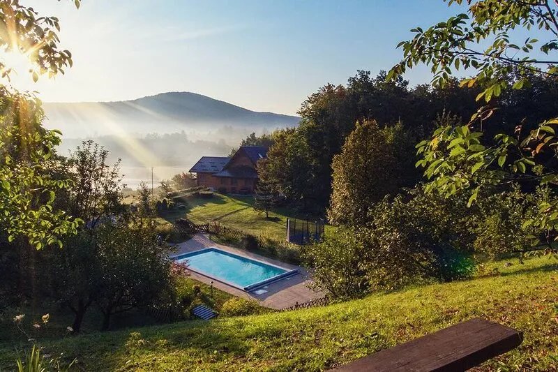 Lakefront Villa Jelenic By Bertovic in Croatia with a squash court, gym, cinema