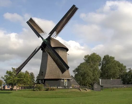 Poldermolen en Molenhuijs Waarland