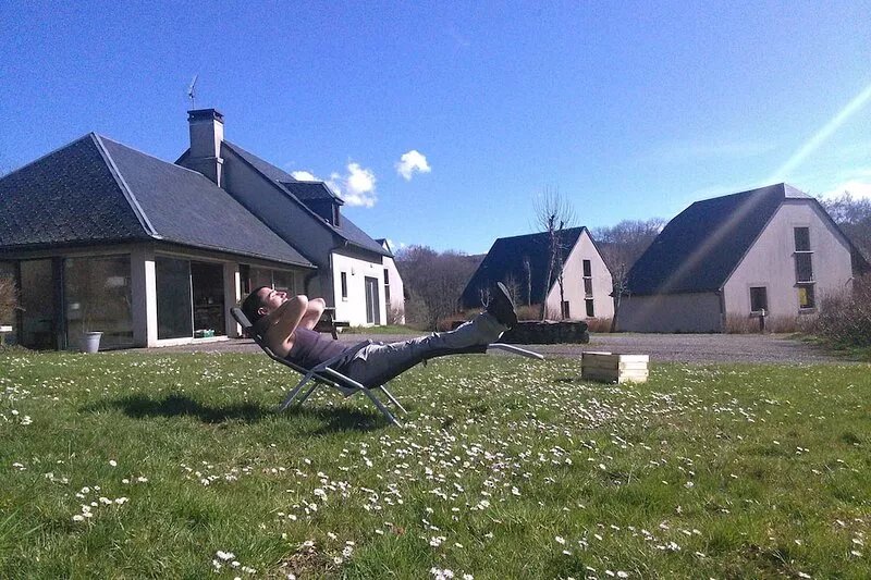 Cottages on the largest volcano in Europe (Cantal / Auvergne)