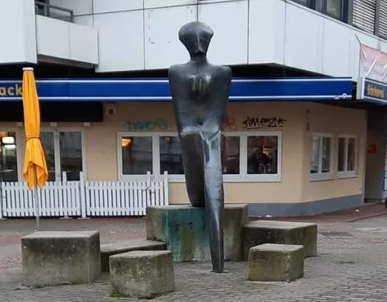 Skulptur Sitzende