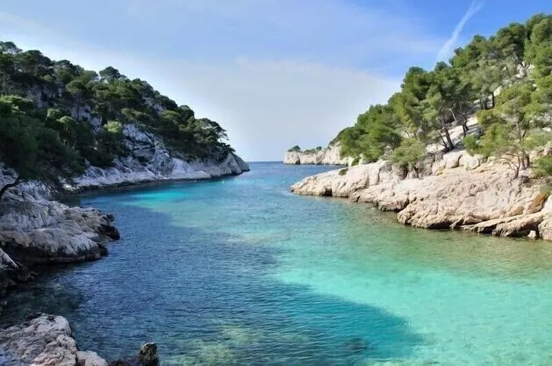 Very nice air-conditioned villa for rent. 6 km away from Cassis. Very large pool