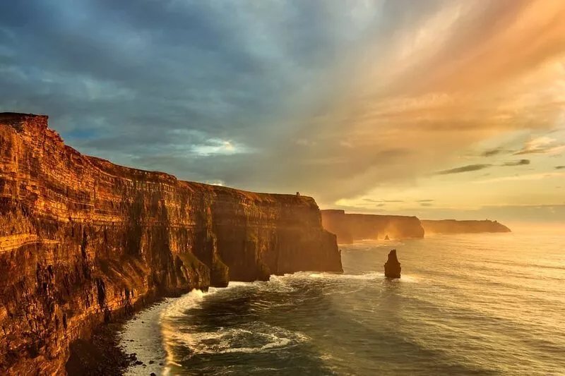 Spectacular Views out to the Aran Islands and Doolin