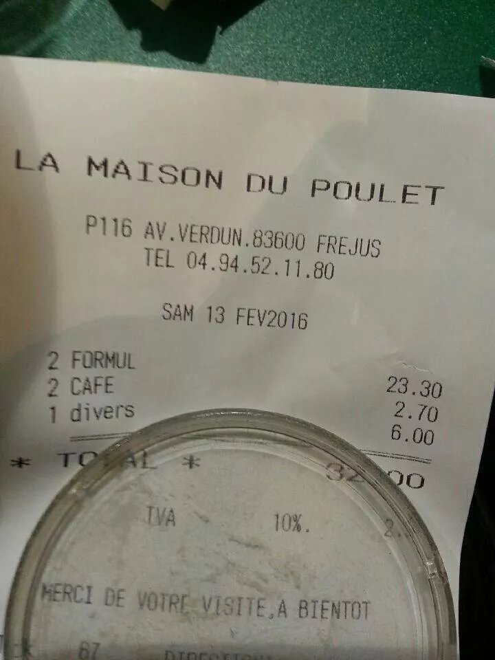 La brasserie. La Maison du Poulet
