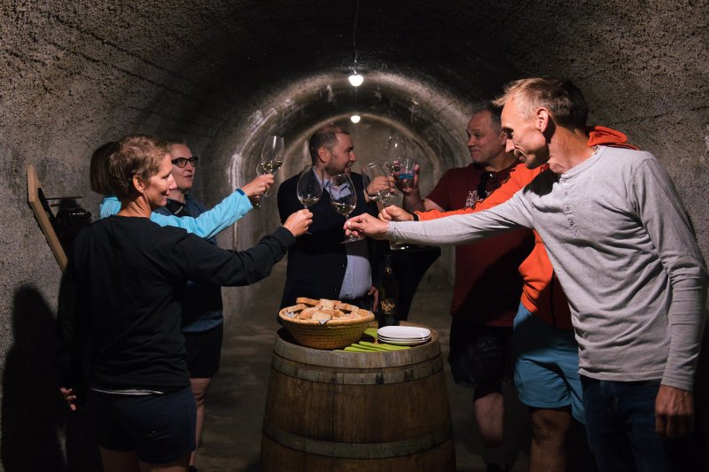 Wine Tasting In The Underground Bunker