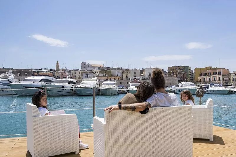 Houseboat in Bisceglie harbor