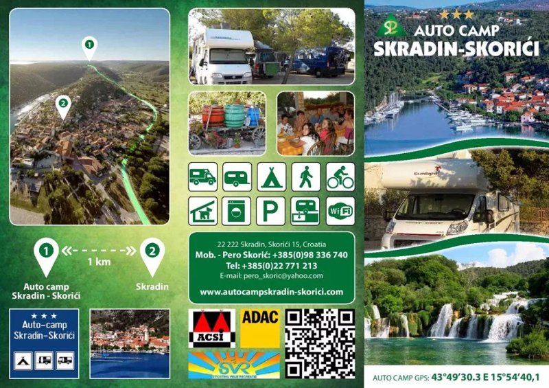 Auto Kamp Skradin-Skorici