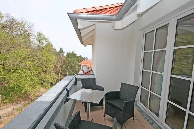 H: Haus Meeresblick A 4. 01 Strandkorb mit Balkon - Haus Meeresblick A 4. 01