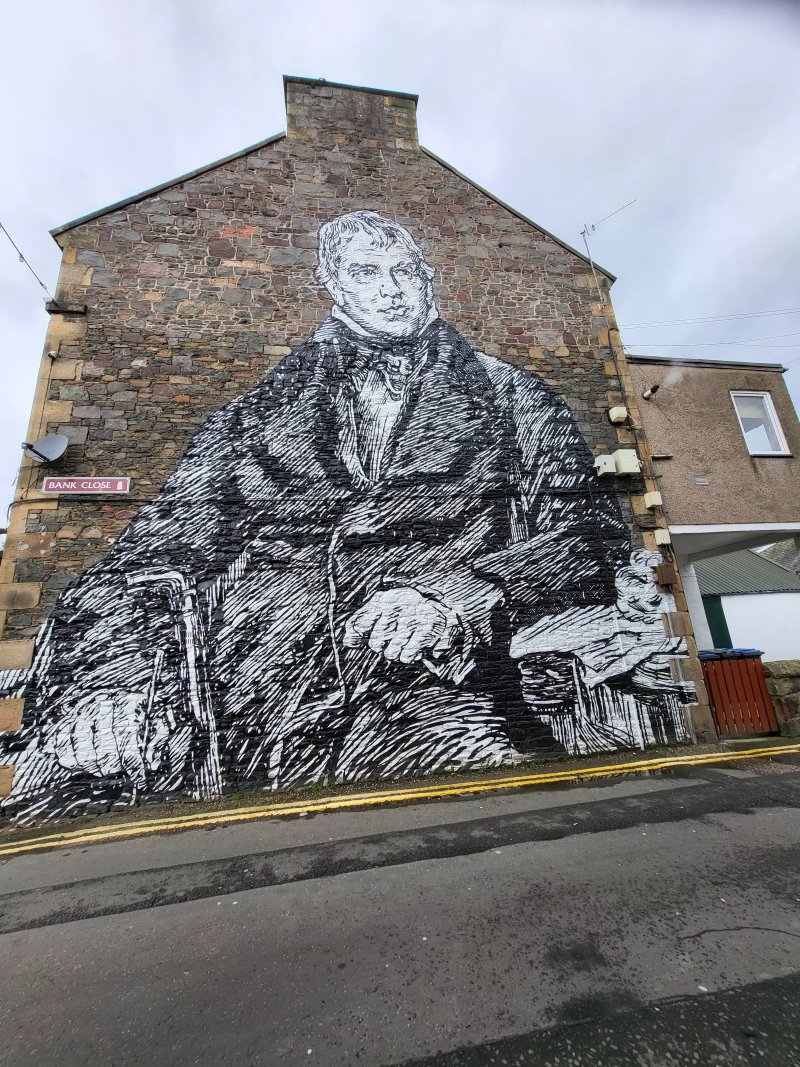 Sir Walter Scott Mural