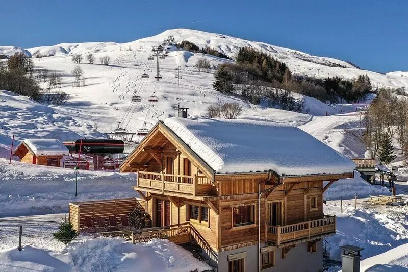 Chalet standing 4* face aux pistes 6chambres 5sdb : L'Etoile Filante