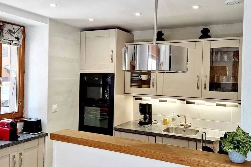 2 P garden apartment with terrace close to the slopes
