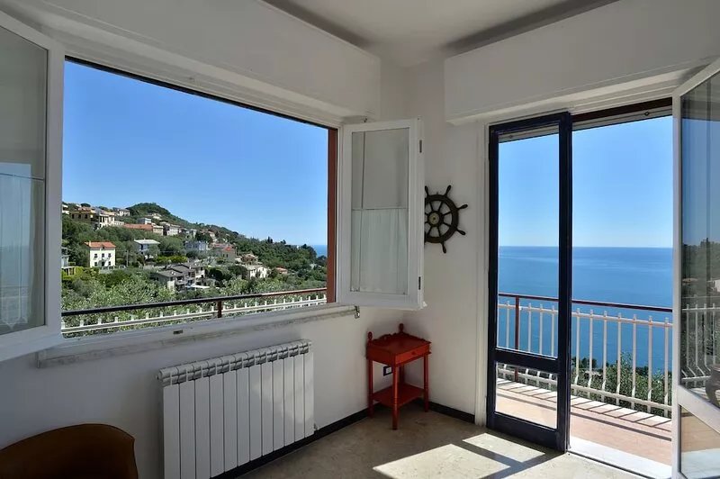 Cottage with beautiful sea view between Chiavari and Zoagli