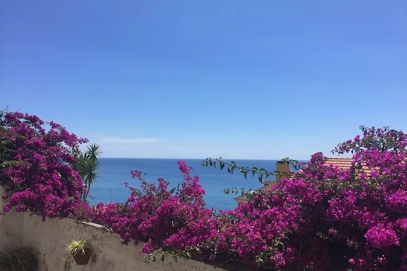 House with sea view terrace, parking, free from April 26 to May 3