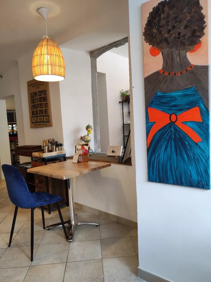 Un cafe a l'atelier