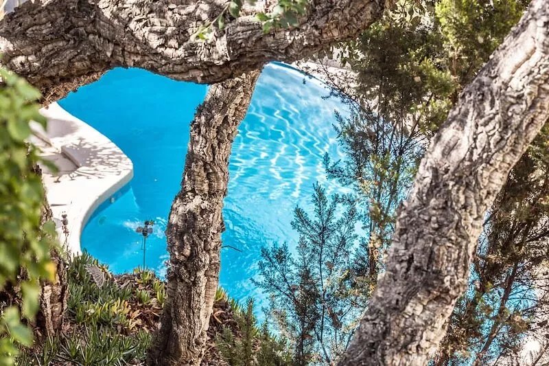 Vacation home with pool+sea view+garden, close to the beach+quiet