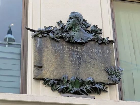 Commemorative Plaque of Cesare Airaghi